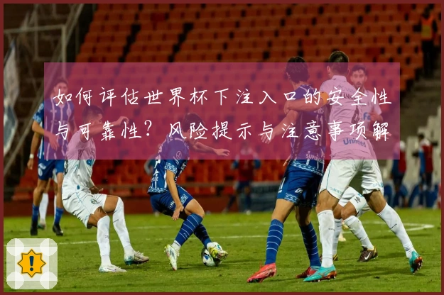 如何评估世界杯下注入口的安全性与可靠性？风险提示与注意事项解析