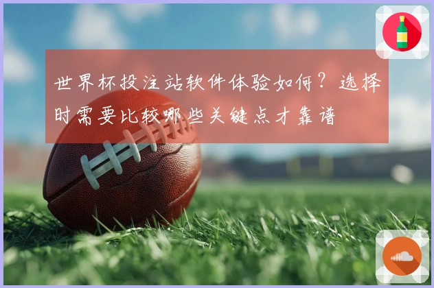 世界杯投注站软件体验如何？选择时需要比较哪些关键点才靠谱