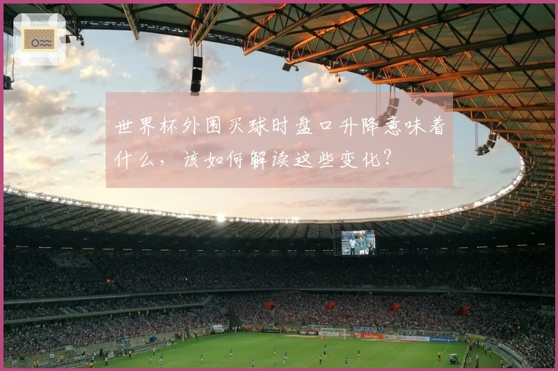 世界杯外围买球时盘口升降意味着什么，该如何解读这些变化？