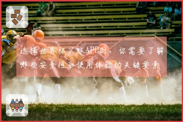 选择世界杯买球APP时，你需要了解哪些安全性和使用体验的关键要素？